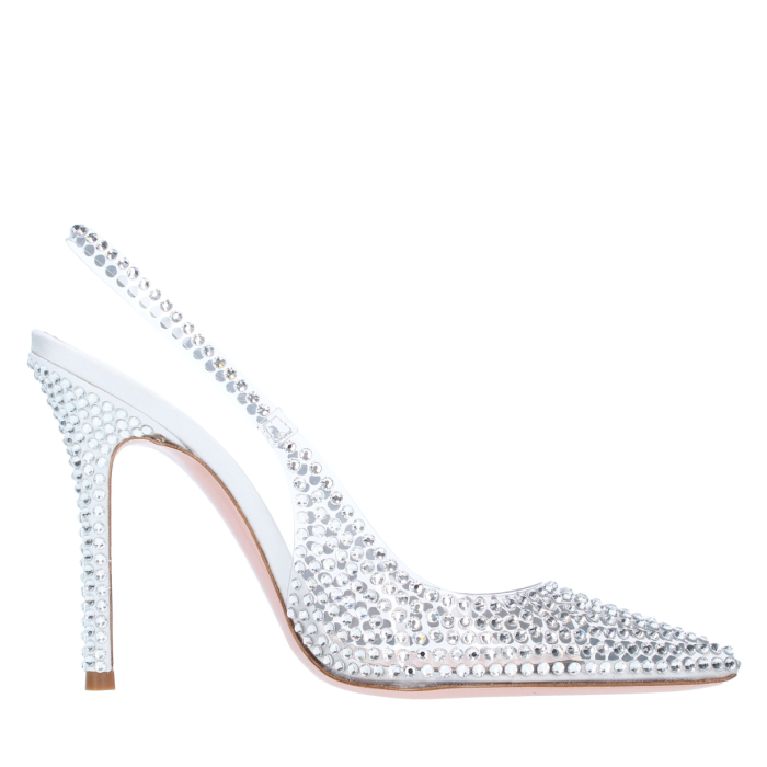 Gedebe Stella Slingback 105 Jelly Transparent + Crystal