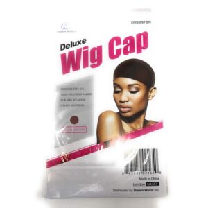 DreamWorld Deluxe Wig Cap Dark Brown