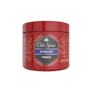 Old Spice Mens Hair Styling Pomade Matte Finish Medium Hold -2.64 Oz