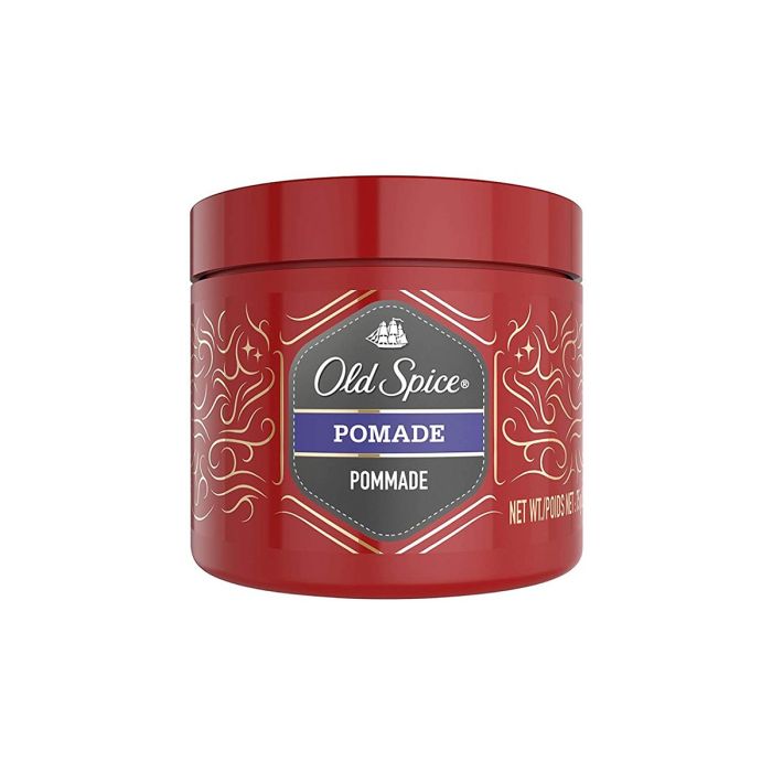 Old Spice Mens Hair Styling Pomade Matte Finish Medium Hold -2.64 Oz