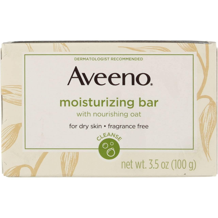 Aveeno Moisturizing fragrance free Bar - 3.5 Oz