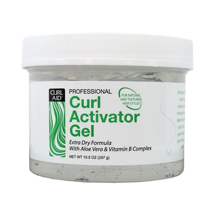 Curl Aid Curl Activator Gel for Natural & Textured Hair - 10.5 Oz