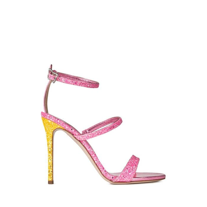 Sophia Webster Rosalind Sandal Pink Punch & Sunstone