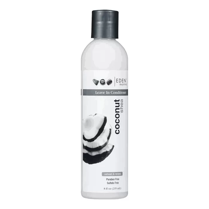 Eden BodyWorks Coconut Shea All Natural Moisturizing Leave-in Conditioner - 8 Oz