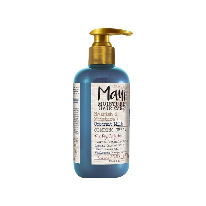 Maui Moisture Nourish & Moisture + Coconut Milk Combing Cream for Dry Curly Hair - 8 Oz
