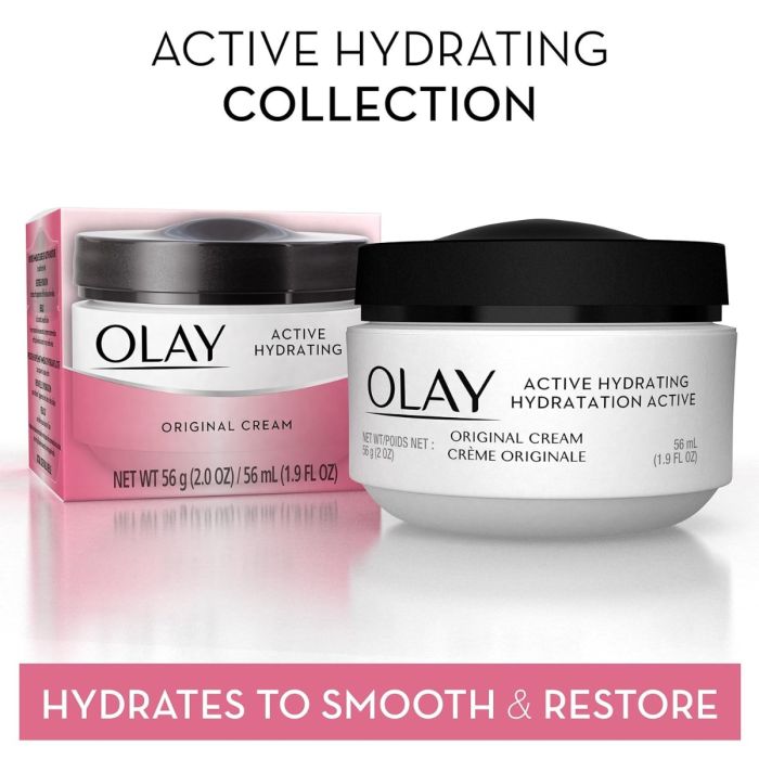Olay Active Hydrating Cream Face Moisturizer - 1.9 Oz