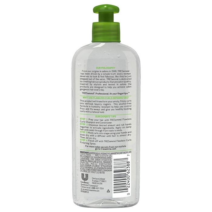 TRESemmé Flawless Curl Defining Frizz Control Hair Styling Gel - 8 Oz - Image 2
