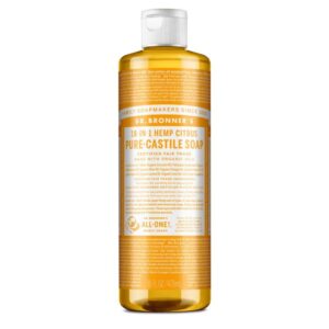 Dr. Bronner's Citrus Orange Pure-Castile Liquid Soap - 16 Oz