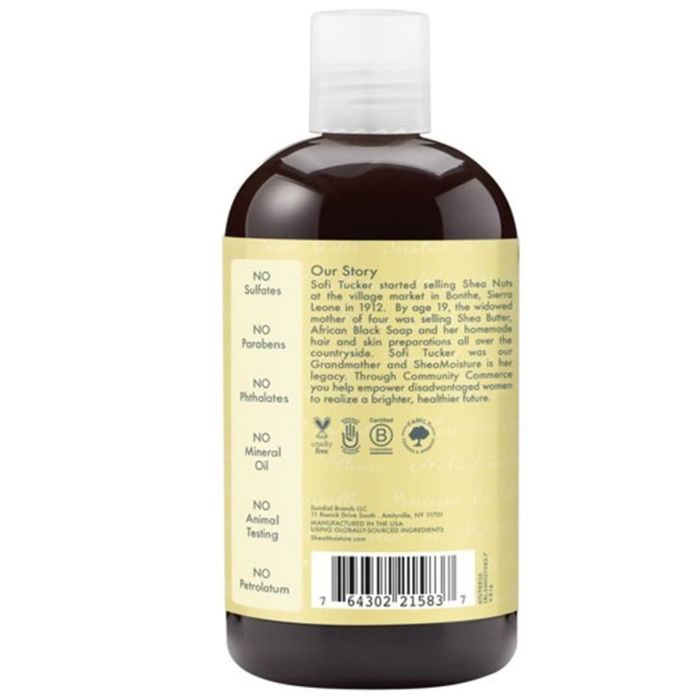 SheaMoisture Jamaican Black Castor Oil Strengthen & Restore Shampoo - 13 Oz - Image 3