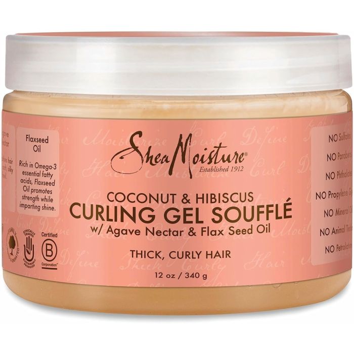 SheaMoisture Coconut and Hibiscus Curling Gel Souffle - 12 Oz
