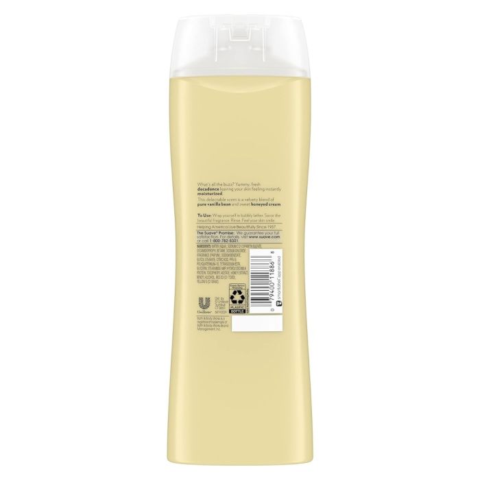 Suave Essentials Milk & Honey Moisturizing Body Wash - 15 Oz - Image 2