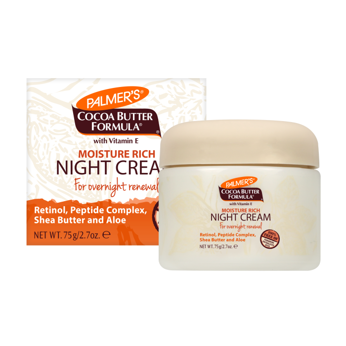 Palmer's Cocoa Butter Formula Moisture Rich Night Cream Jar - 2.7 Oz