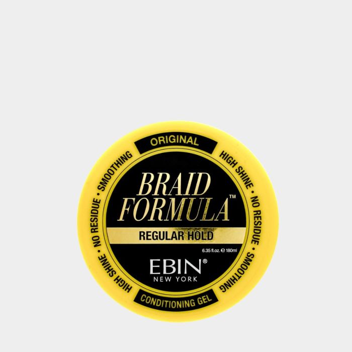 EBIN BRAID FORMULA CONDITIONING GEL ORIGINAL/ REGULAR HOLD - 6.35 Oz