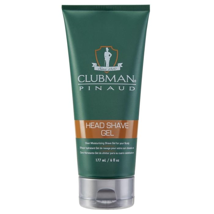 Clubman Pinaud Head Shave Gel - 6 Oz