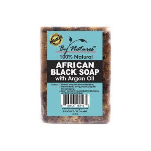 By Natures African Black Soap With Argan Oil - 3.5 Oz