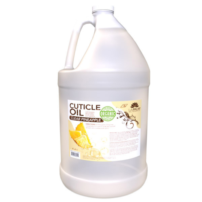 La Palm Cuticle Oil Clear Pineapple - 1 Gallon