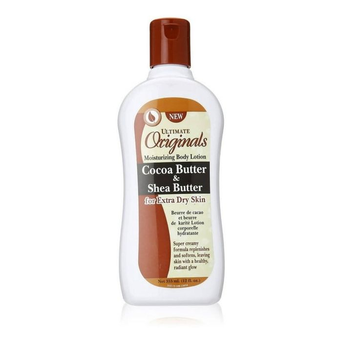 Africa's Best Ultimate Originals Cocoa Butter & Shea Butter Body Lotion - 12 Oz