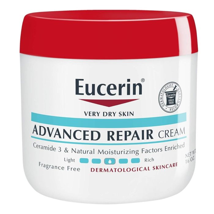 Eucerin Advanced Repair Body Cream Jar - 16 Oz