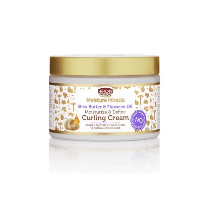 African Pride Moisture Miracle Curling Cream Moisturize & Define - 12 Oz