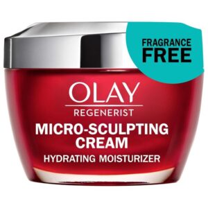 Olay Regenerist Micro-Sculpting Cream Face Moisturizer Fragrance-Free - 1.7 Oz