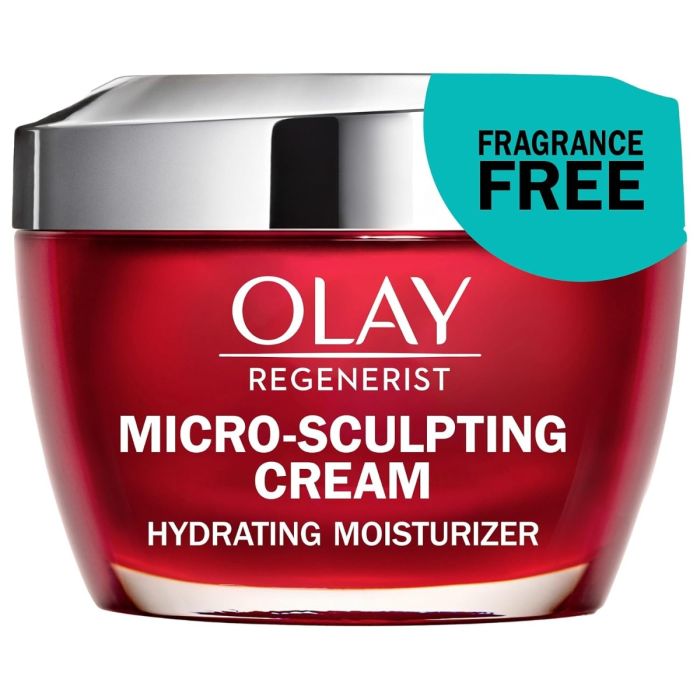 Olay Regenerist Micro-Sculpting Cream Face Moisturizer Fragrance-Free - 1.7 Oz