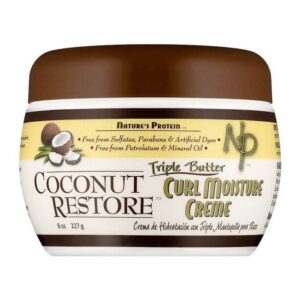 Nature's Protein Coconut Restore Triple Butter Curl Moisture Crème - 8 Oz