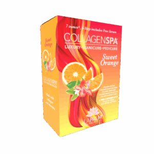 La Palm Collagen SPA Lemongrass Tangerine Zest Disposable Luxury Pedicure Kit