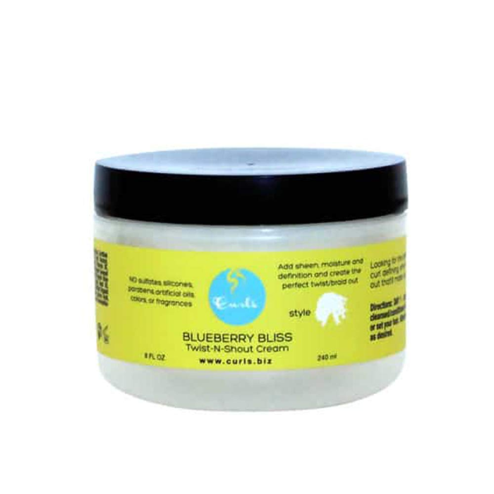 Curls Blueberry Bliss Twist-N-Shout Cream - 8 Oz