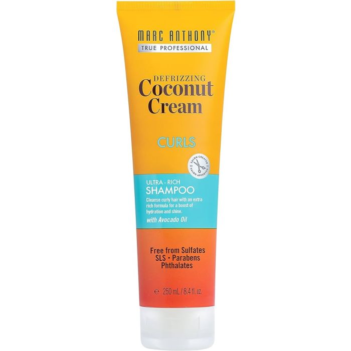 Marc Anthony Defrizzing Coconut Cream Curls Ultra Shampoo - 8.4 Oz