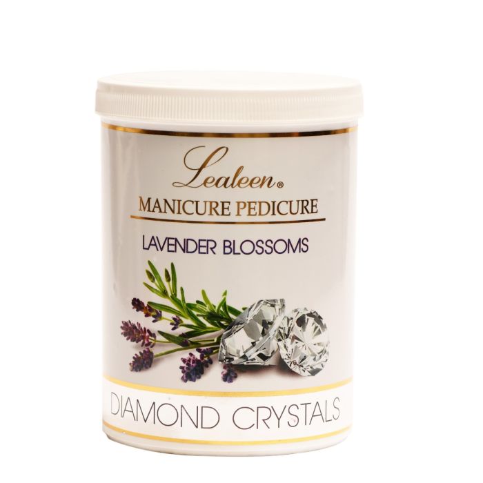 Lealeen Manicure Pedicure, Lavender Blossoms Diamond Crystals