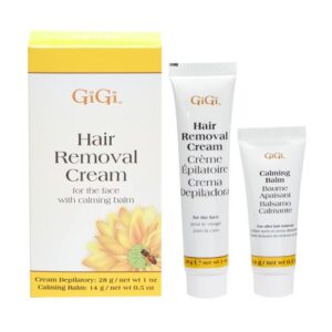 Gigi Hair Removal Cream for Bikini with Calming Balm - 2.5 Oz