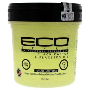 Eco Style Black Castor & Flaxseed Oil - 16 Oz