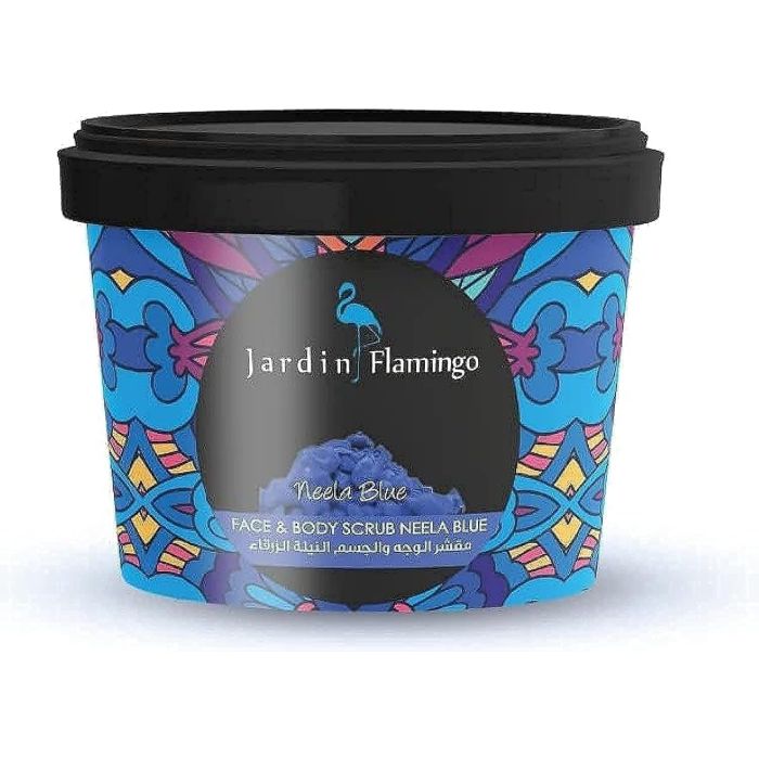Jardin Flamingo Face & Body Scrub Neela Blue