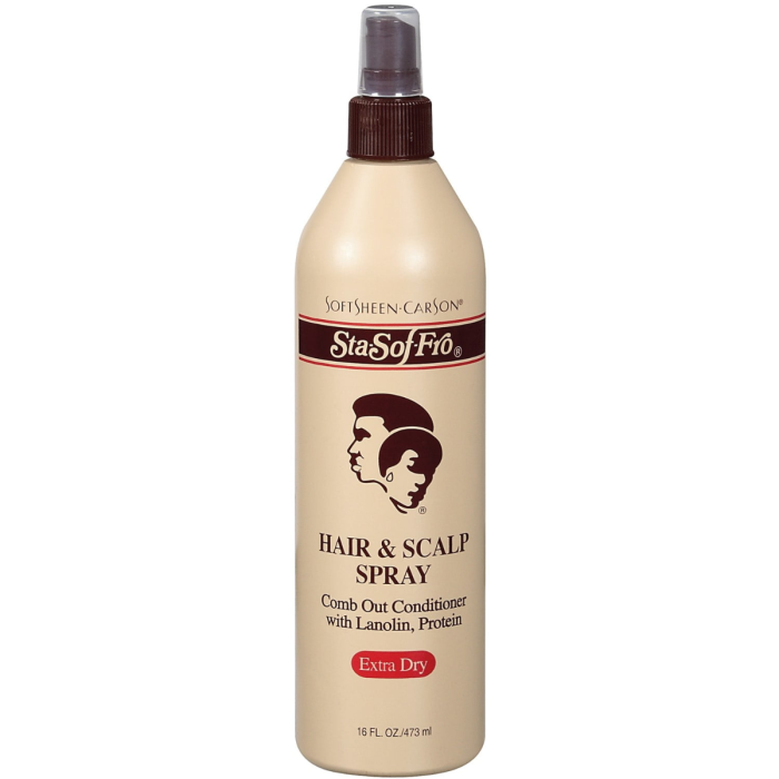 SoftSheen-Carson Sta-Sof-Fro Hair & Scalp Spray Leave in Conditioner with Lanolin - 16 Oz
