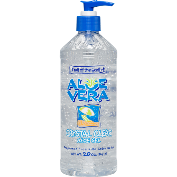 Fruit of the Earth Aloe Vera Crystal Clear Aloe Gel -20 Oz