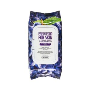 Fresh Food for Skin Cleansing Wipes (Grape) 4PK - 10.22 Oz