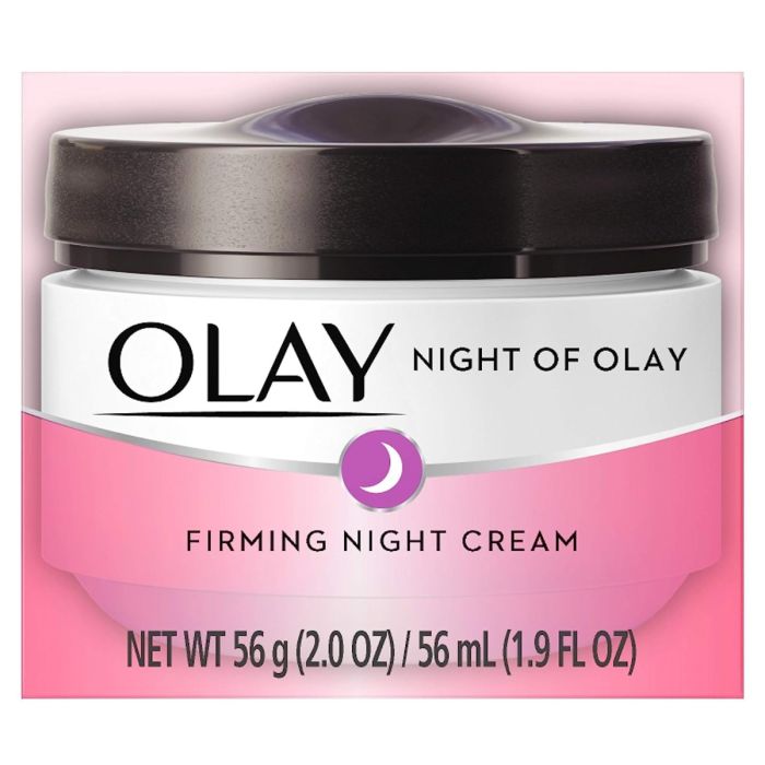 Olay Night of Olay Firming Night Cream Face Moisturizer - 2 Oz