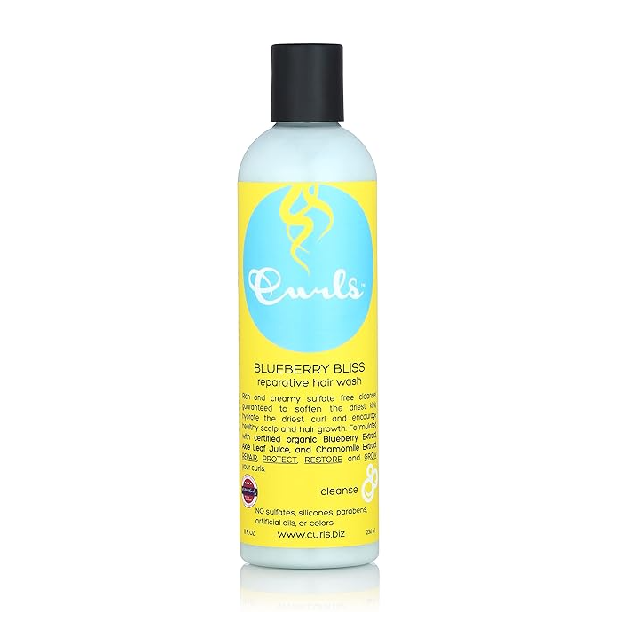 CURLS Blueberry Bliss Reparative Hair Wash - 8 Oz
