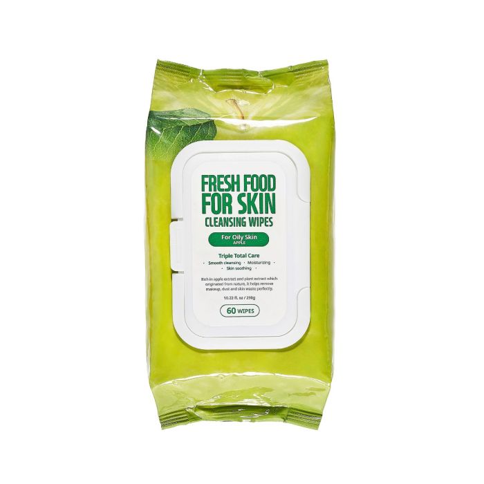 Fresh Food for Skin Cleansing Wipes (Apple) 4PK - 10.22 Oz