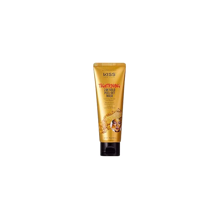 Kiss New York Tightening 24K Gold Peel- Off Mask - 2.64 Oz