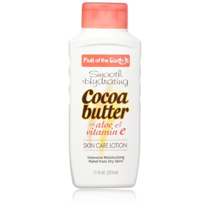 Fruit of the Earth Cocoa Butter Lotion with Aloe Vera & Vit-E - 11 Oz