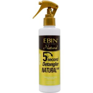 EBIN 5 SECOND ARGAN OIL NATURAL HAIR DETANGLER - 8.5 Oz