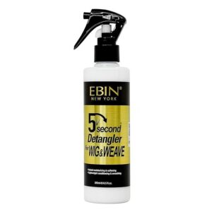 EBIN 5 SECOND ARGAN OIL WIG & WEAVE DETANGLER - 8.5 Oz