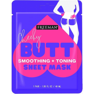 Freeman Cheeky Butt Smoothing + Toning Sheet Mask - 1.35 Oz