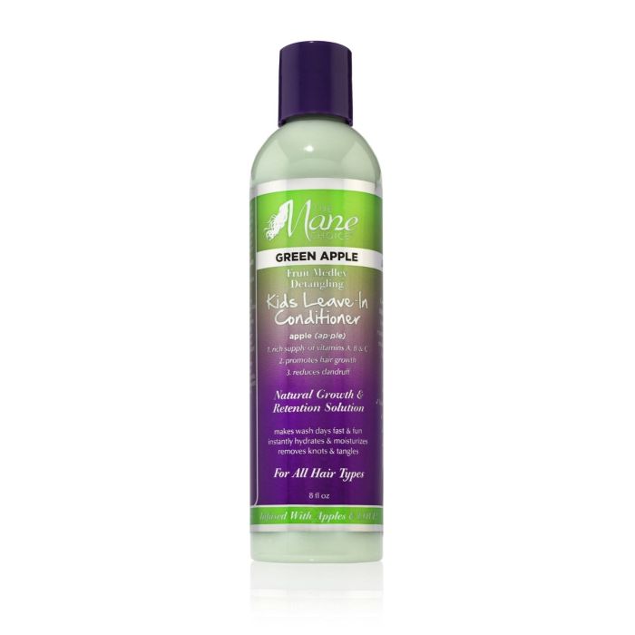 The Mane Choice Green Apple Fruit Medley Kids Detangling Leave-in Conditioner - 8 Oz