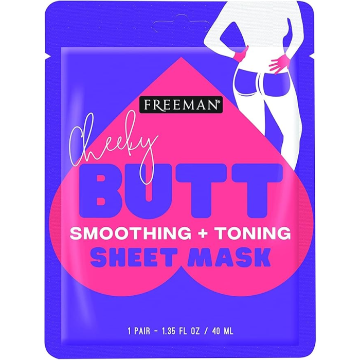 Freeman Cheeky Butt Smoothing + Toning Sheet Mask - 1.35 Oz