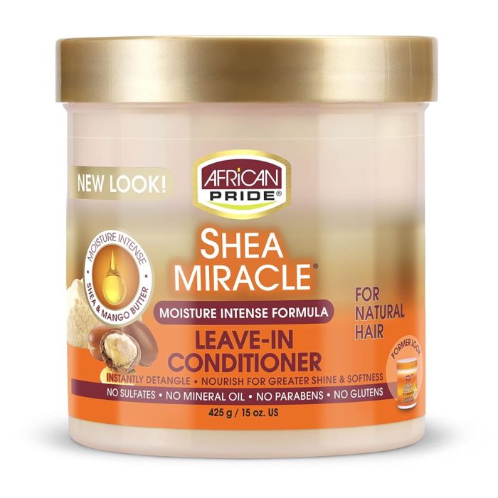 African Pride Shea Butter Miracle Leave-in Conditioner - 15 Oz