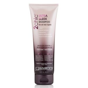 Giovanni 2Chic Brazilian Keratin & Argan Oil Ultra Sleek Shampoo - 8.5 Oz