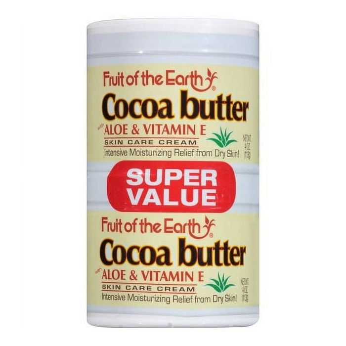 Fruit of the Earth Super Value Lotion Cocoa Butter with Aloe Vera & Vit-E - 11 Oz