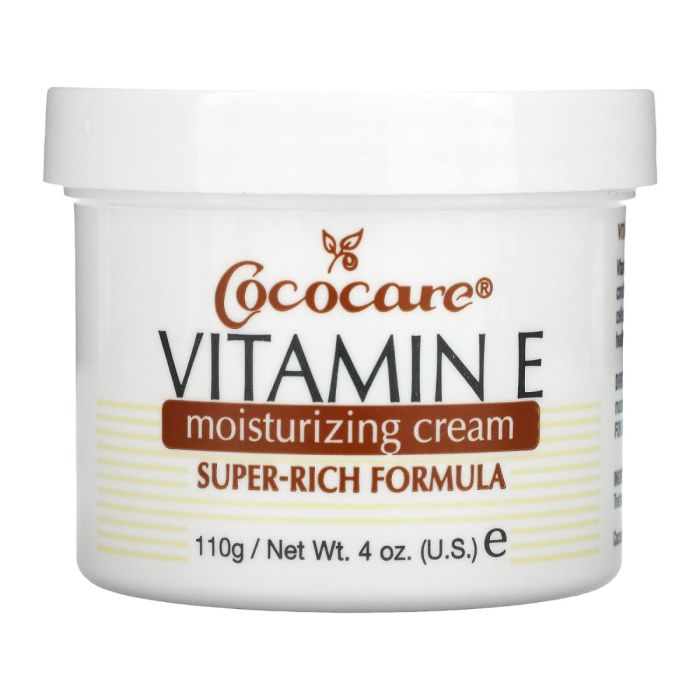 Cococare Vitamin E Moisturizing Cream, Super Rich Formula - 4 Oz